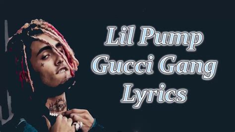 gucci gang lyrics lil pump|21 savage gucci gang lyrics.